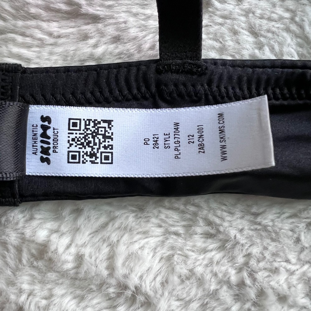 SKIMS Wireless Form Maternity T-Shirt Demi‎ Nursing Bra Onyx Black Size 34A NWT - Picture 8 of 10